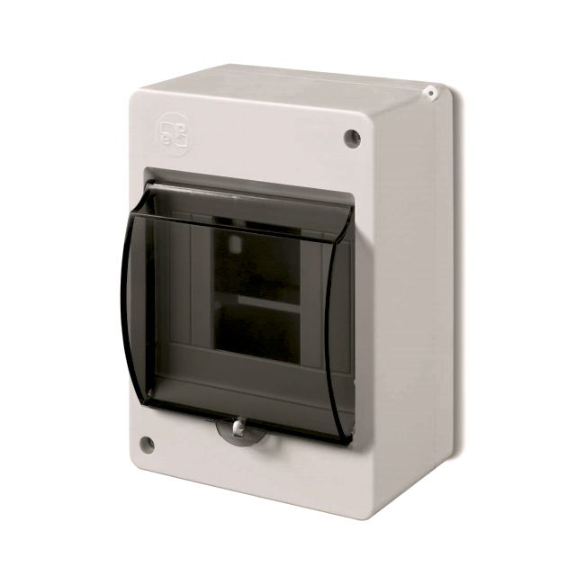 Overflademonteret Elektro-Plast Elegant kapsling med glas, 6-moduls IP30