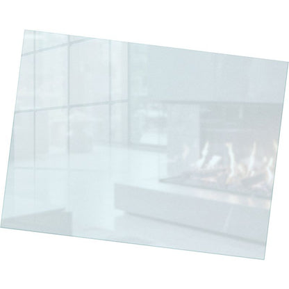 Gulvplade til Brændeovn 80x60 cm Hærdet Glas Frosted