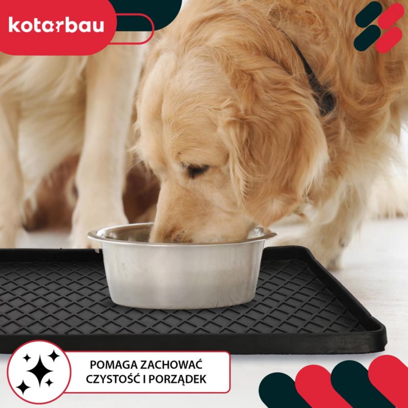 Skobakke Gummi 40x80 cm Sort | 5904994136002