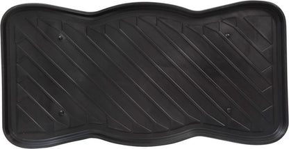 Sort PVC-skoafdrykker 38 x 75 cm