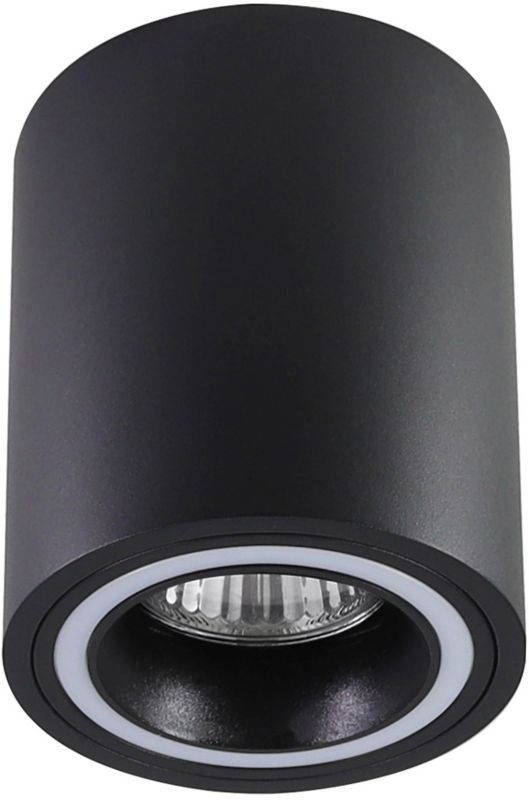 Goldlux Falco tuba 1 x GU10 sort indbygningsspot