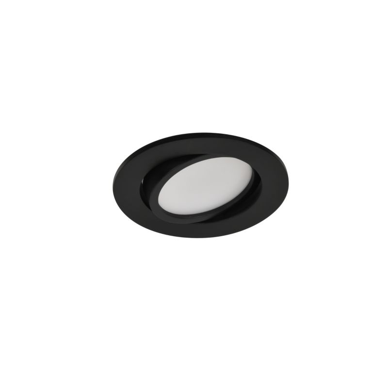 LED Indbygningsspot Bothe 600 lm 2700 K Sort