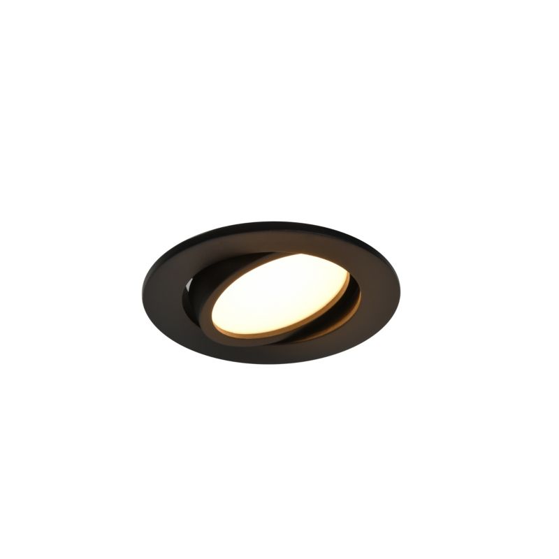 LED Indbygningsspot Bothe 600 lm 2700 K Sort