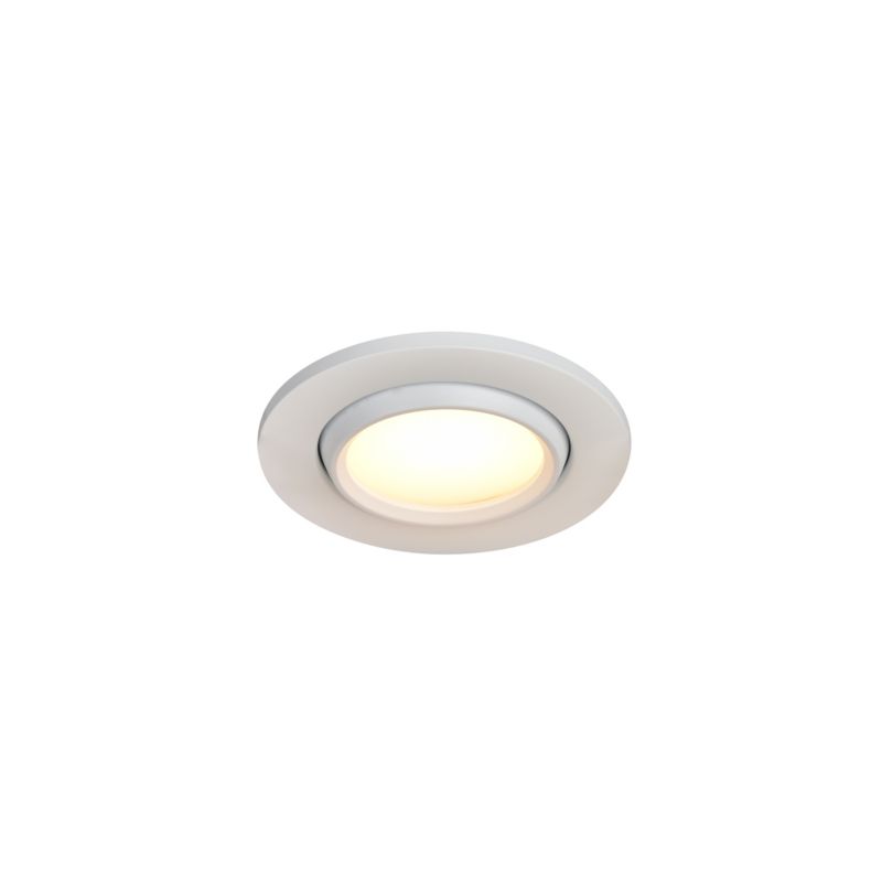 GoodHome Burnell LED-indbygningsspot 450 lm IP65 2700 K hvid