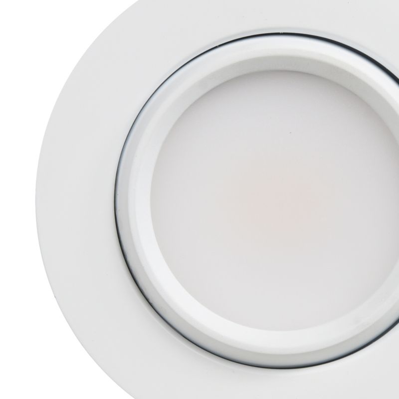 GoodHome Burnell LED-indbygningsspot 450 lm IP65 2700 K hvid