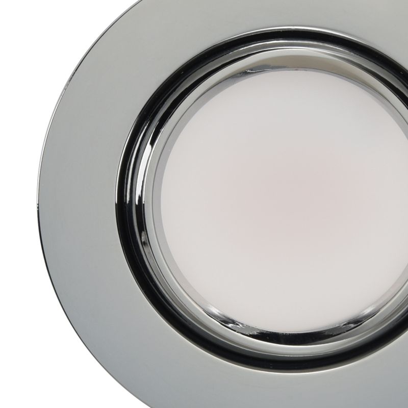 GoodHome Burnell LED-indbygningsspot 450 lm IP65 2700 K krom