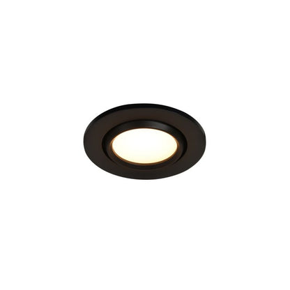 GoodHome Burnell LED-indbygningsspot 450 lm IP65 2700 K mat-sort