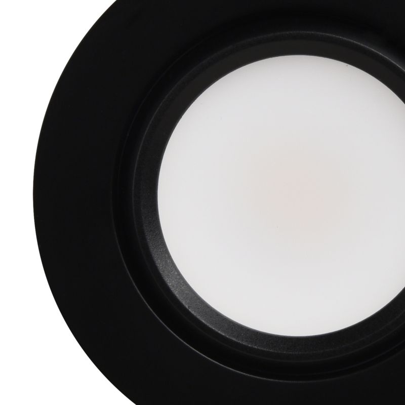 GoodHome Burnell LED-indbygningsspot 450 lm IP65 2700 K sort