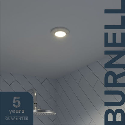 GoodHome Burnell LED-indbygningsspot 450 lm IP65 4000 K hvid