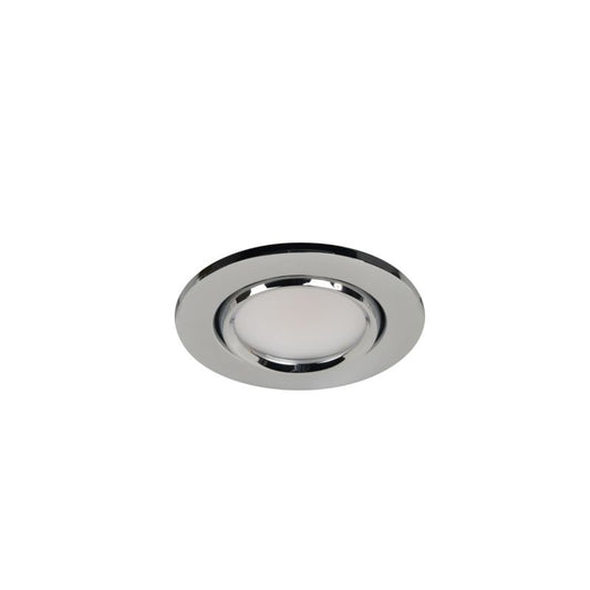 GoodHome Burnell LED-indbygningsspot 450 lm IP65 4000 K krom