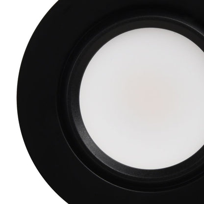 GoodHome Burnell LED-indbygningsspot 450 lm IP65 4000 K sort