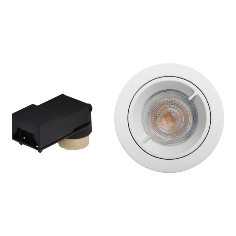 GoodHome Caius indbygningsspot 345 lm IP44 2700 K hvid 3 stk.