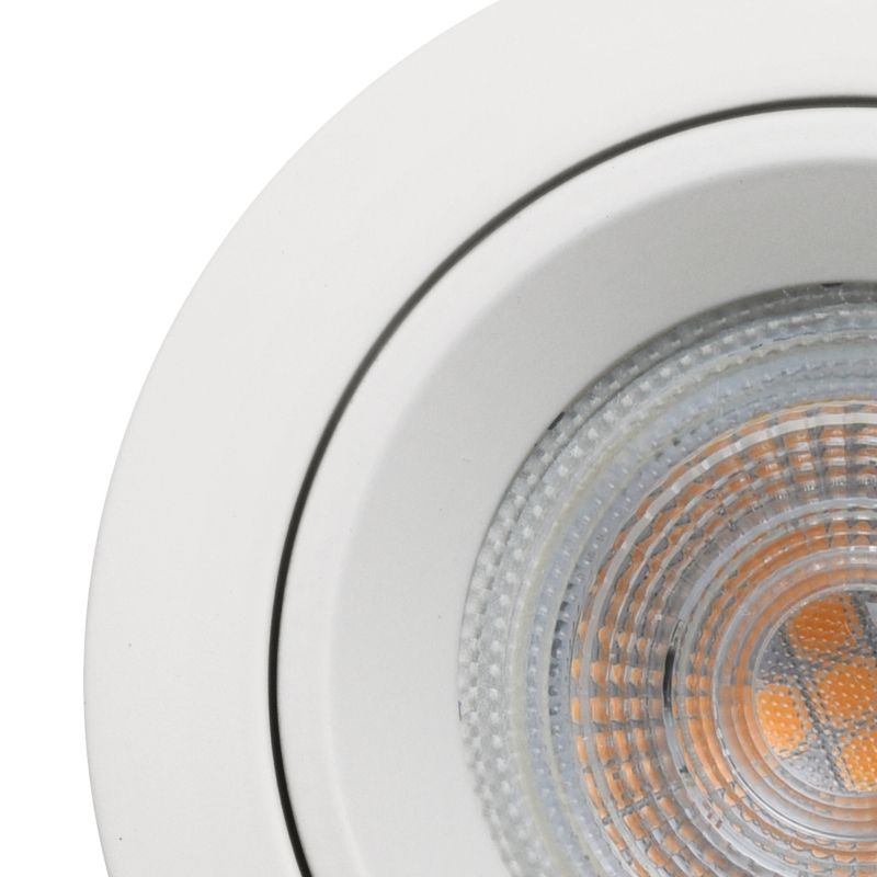 GoodHome Caius indbygningsspot 345 lm IP44 2700 K hvid 3 stk.