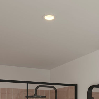 GoodHome Caius indbygningsspot 345 lm IP44 2700 K hvid