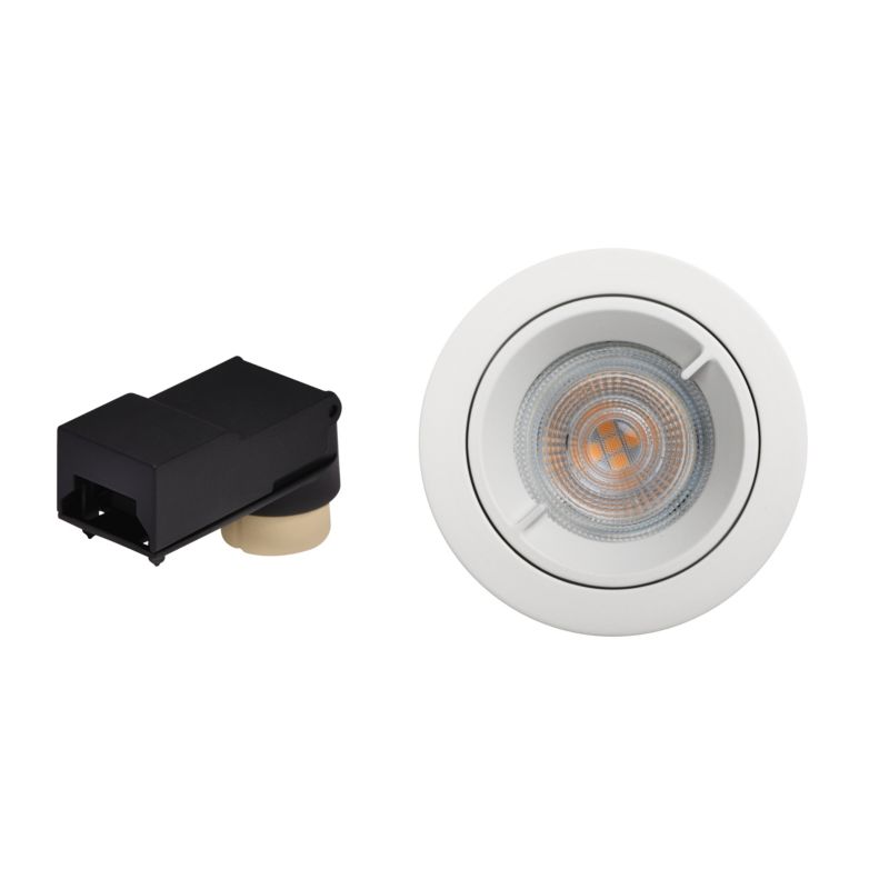 GoodHome Caius indbygningsspot 345 lm IP44 2700 K hvid