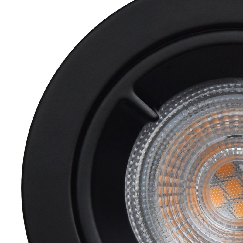 GoodHome Caius indbygningsspot 345 lm IP44 2700 K mat-sort