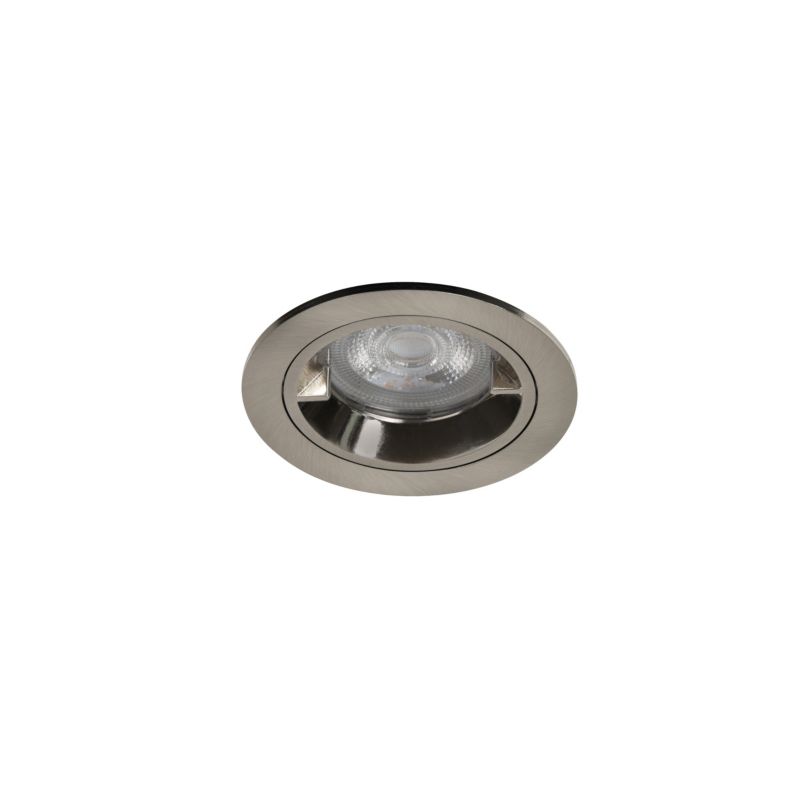 GoodHome Caius indbygningsspot 345 lm IP44 2700 K sølv 3 stk.