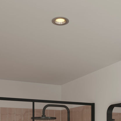 GoodHome Caius indbygningsspot 345 lm IP44 2700 K sølv