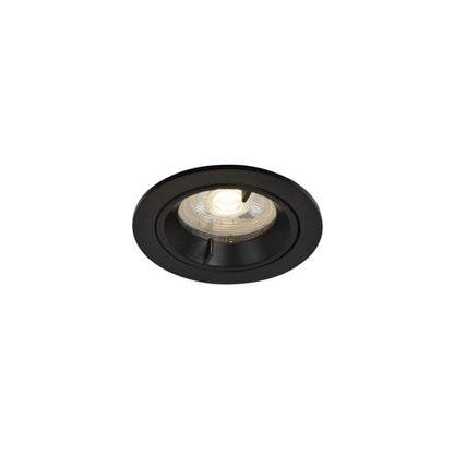 GoodHome Caius indbygningsspot 345 lm IP44 4000 K mat‑sort