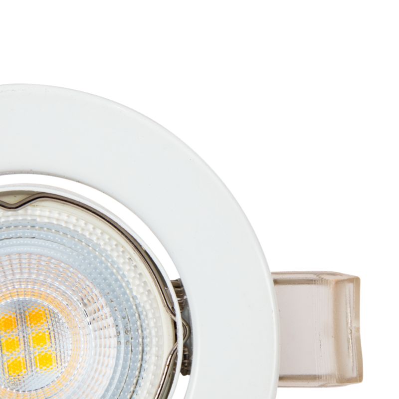 GoodHome Chancey indbygningsspot 3 x GU10 345 lm 2700 K hvid