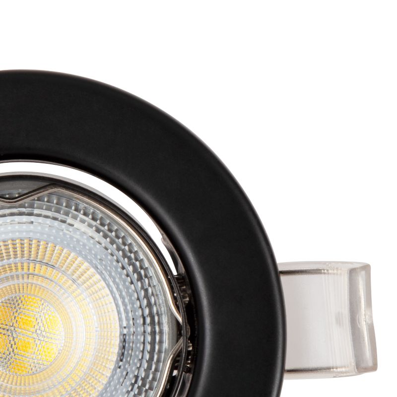 GoodHome Chancey indbygningsspot 3 x GU10 345 lm 2700 K mat-sort