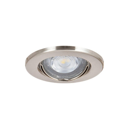 GoodHome Chancey indbygningsspot 3 x GU10 345 lm 2700 K sølv