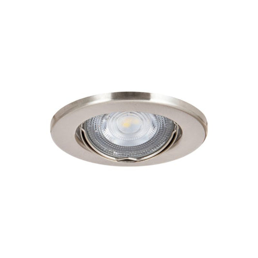 GoodHome Chancey indbygningsspot 3 x GU10 345 lm 2700 K sølv