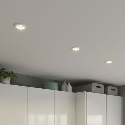 GoodHome Chancey indbygningsspot 3 x GU10 345 lm 4000 K hvid