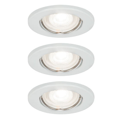 GoodHome Chancey indbygningsspot 3 x GU10 345 lm 4000 K hvid