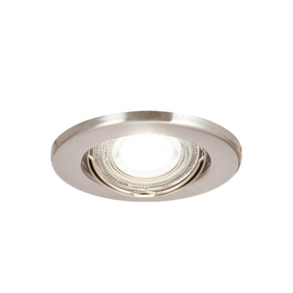 GoodHome Chancey indbygningsspot 3 x GU10 345 lm 4000 K sølv