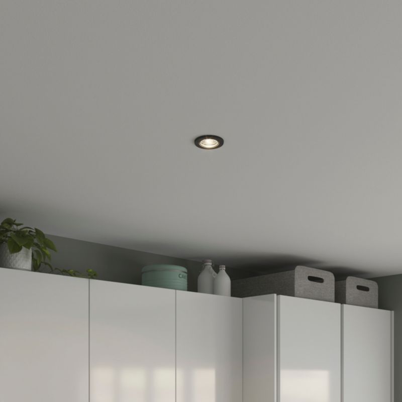 GoodHome Chancey GU10 indbygningsspot 345 lm 4000 K sort