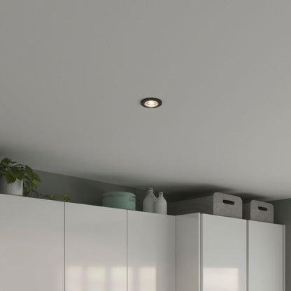 GoodHome Chancey GU10 indbygningsspot 345 lm 4000 K sort