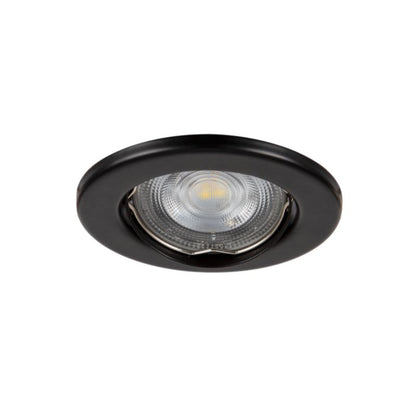 GoodHome Chancey GU10 indbygningsspot 345 lm 4000 K sort