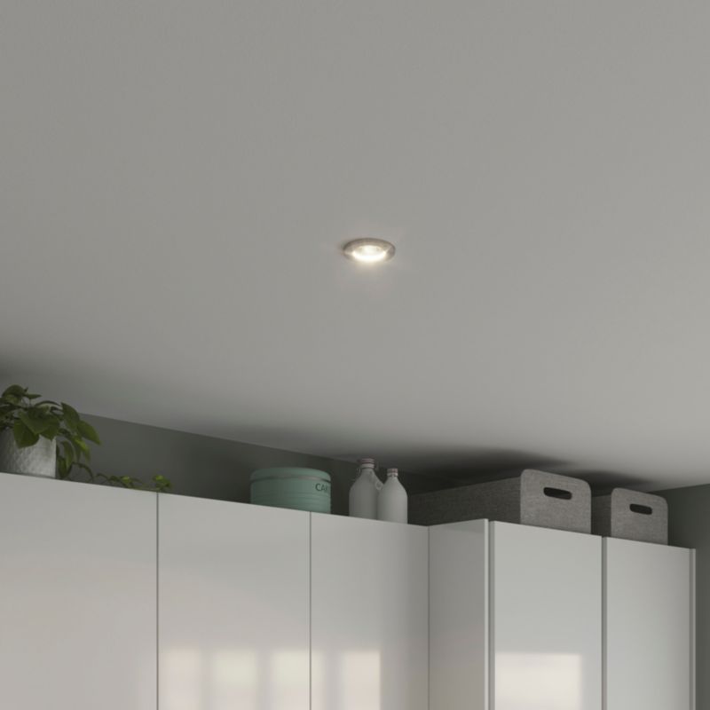 GoodHome Chancey GU10 indbygningsspot 345 lm 4000 K sølv