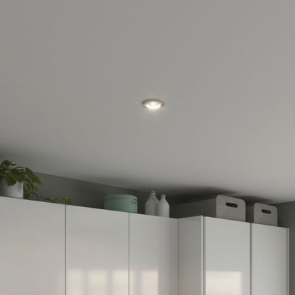 GoodHome Chancey GU10 indbygningsspot 345 lm 4000 K sølv