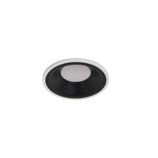 GoodHome Deko Wundt LED-indbygningsspot 345 lm 3000 K mat-sort