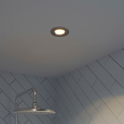 GoodHome Etana indbygningsspot 345 lm IP65 3000 K krom