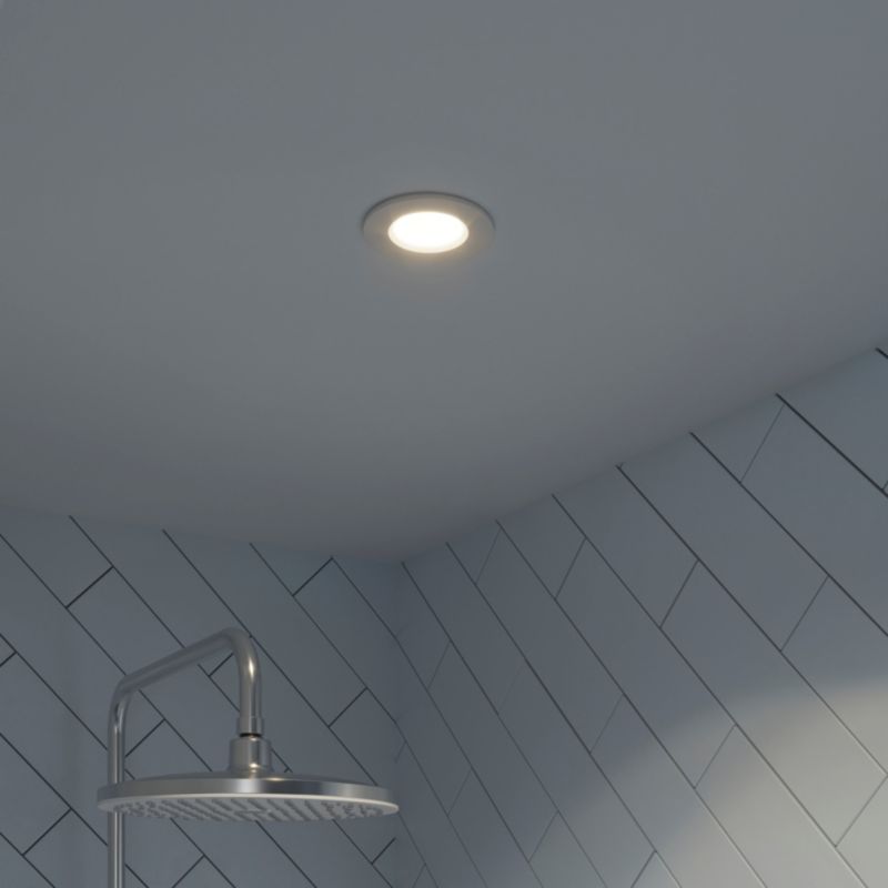 GoodHome Etana LED-indbygningsspot 345 lm IP65 4000K hvid