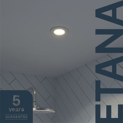 GoodHome Etana LED-indbygningsspot 345 lm IP65 4000K hvid