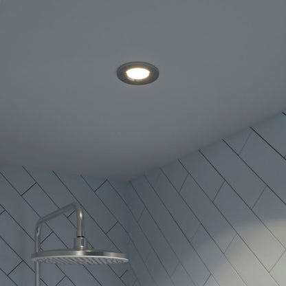 GoodHome Etana LED-indbygningsspot 345 lm IP65 4000K krom