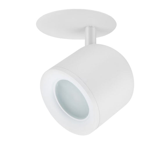 GoodHome Fossey GU10 indbygningsspot i hvid