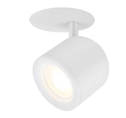 GoodHome Fossey GU10 indbygningsspot i hvid