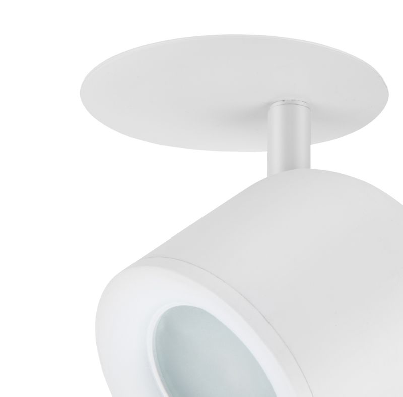 GoodHome Fossey GU10 indbygningsspot i hvid