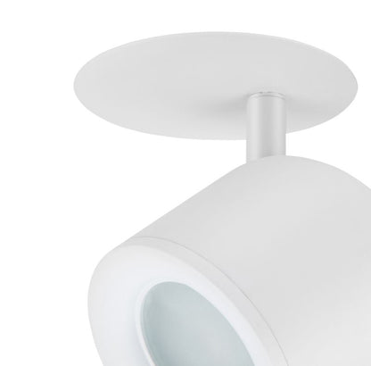 GoodHome Fossey GU10 indbygningsspot i hvid