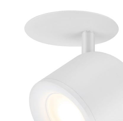 GoodHome Fossey GU10 indbygningsspot i hvid