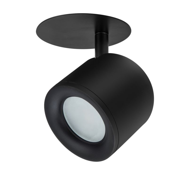 Loftspot GoodHome Fossey GU10 Sort Mat 90 mm