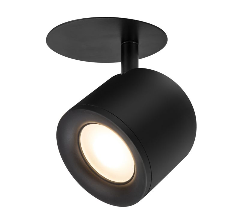 Loftspot GoodHome Fossey GU10 Sort Mat 90 mm