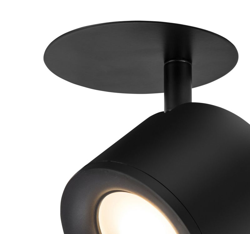 GoodHome Fossey GU10 sort loftspot