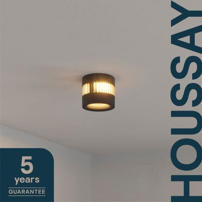 GoodHome Houssay indbygningsspot 200 lm 3000 K mat-sort