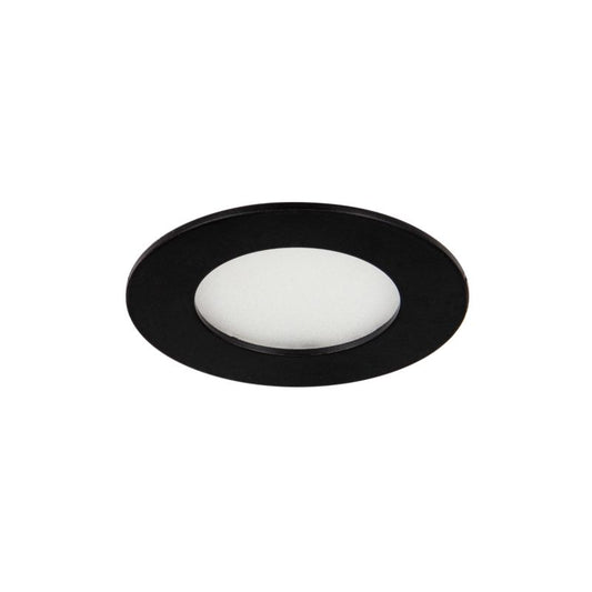 GoodHome Karluk CCT indbygningsspot 600 lm IP65 mat-sort